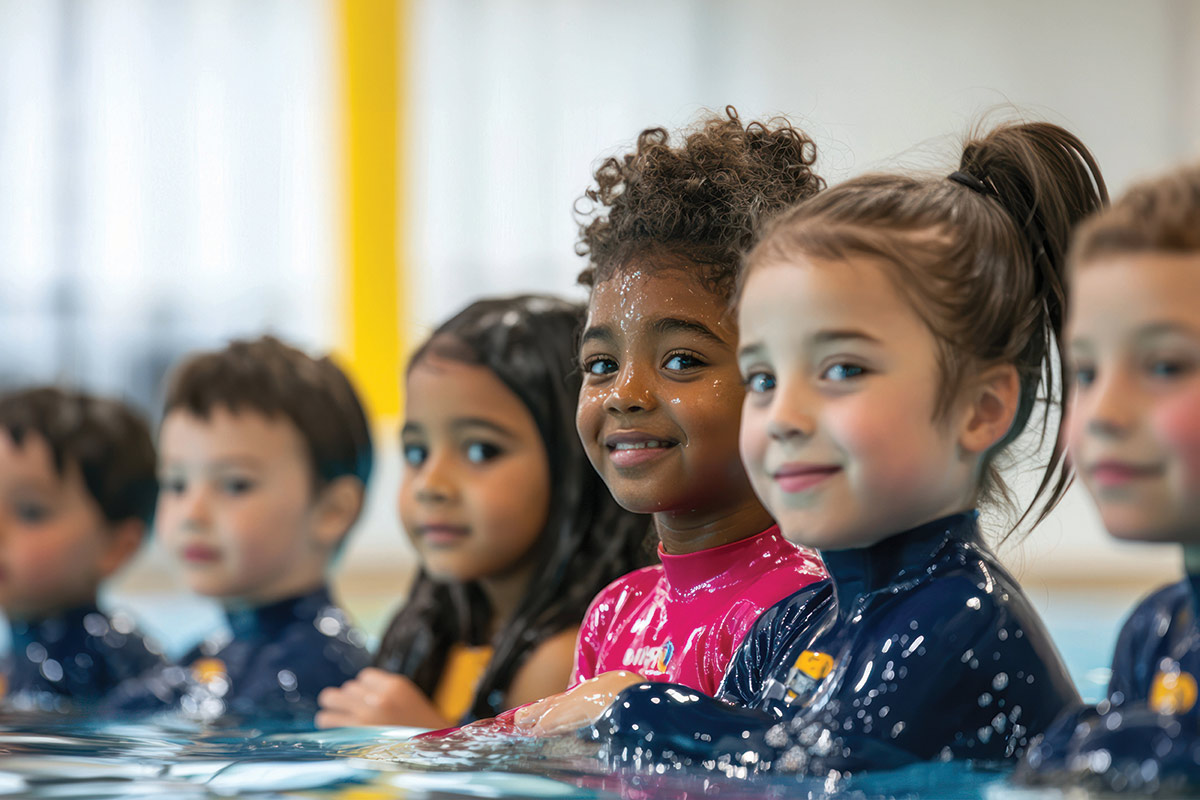 picture of kids at swim lessons Cincinnati, OH